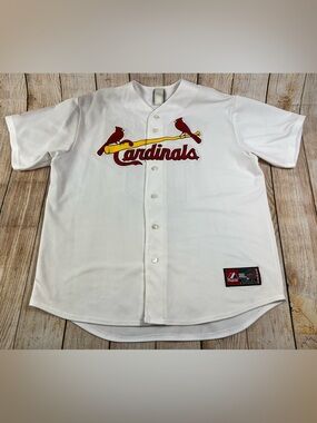 Vintage St Louis Cardinals Matt Holliday #15 White Baseball Jersey Size 2XL